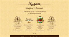 Desktop Screenshot of lombardosrestaurants.com